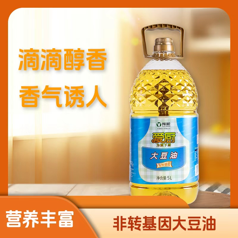 爱厨非转基因一级大豆油5L